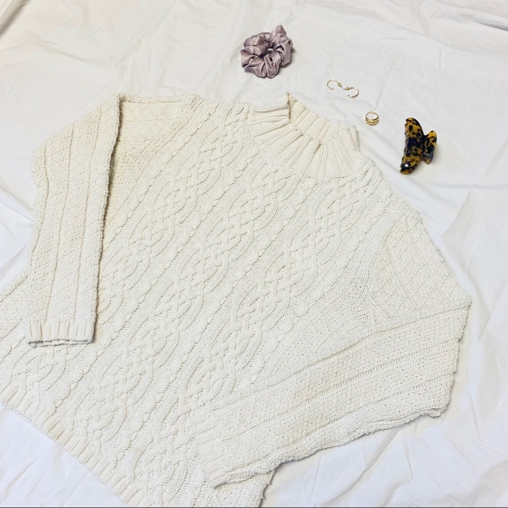 Oat Knit Mockneck 🍨